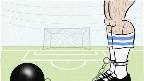 קריקטורה כדורגל