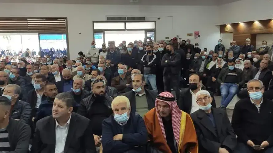חברי הרשימה הערבית המשותפת בסולחה המונית בכאבול חברי הרשימה הערבית המשותפת בסולחה המונית בכאבול