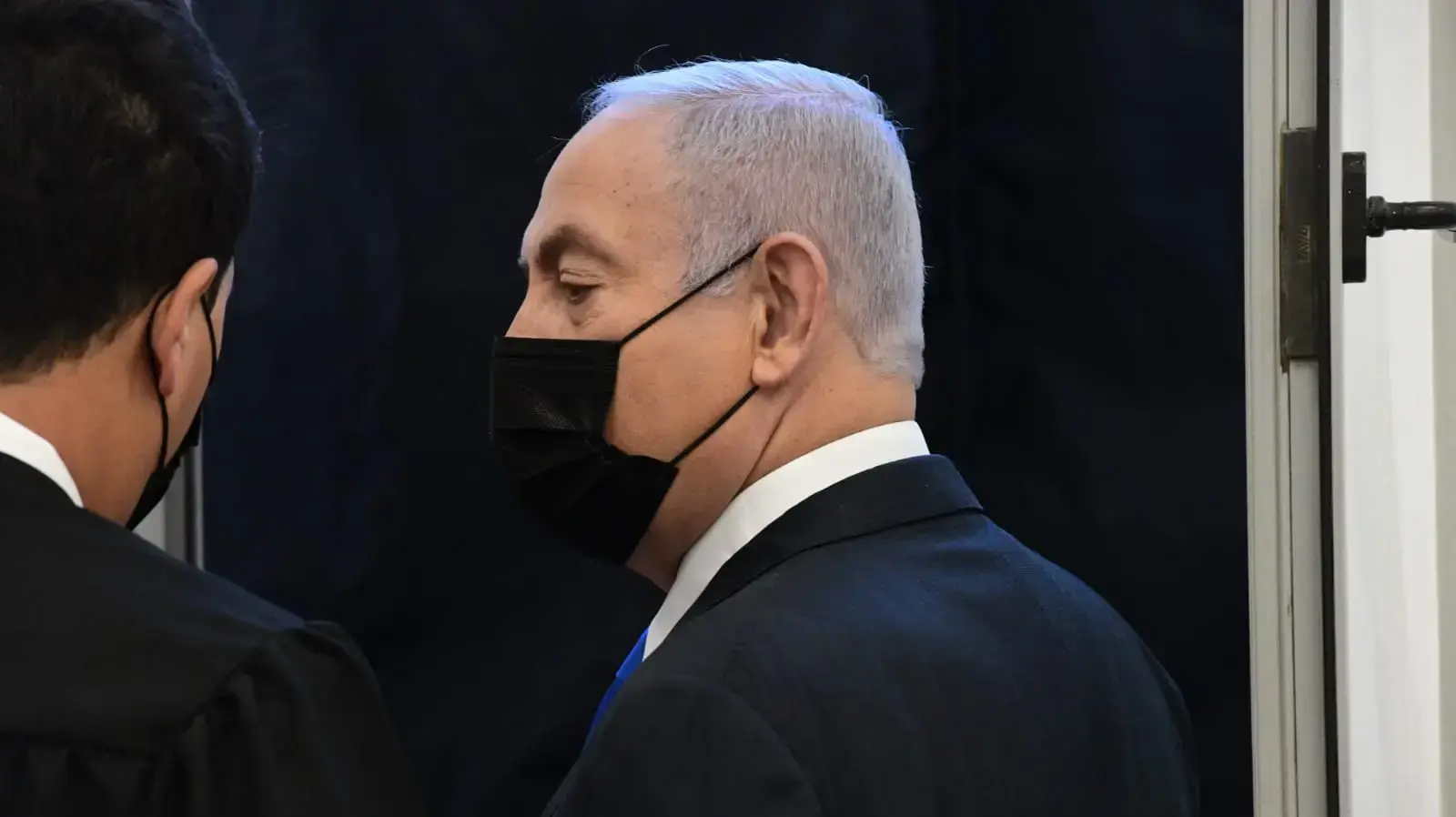 רה"מ נתניהו, בפתח דיון במשפטו בבית המשפט המחוזי, ירושלים 8 בפברואר 2021 רה"מ נתניהו, בפתח דיון במשפטו בבית המשפט המחוזי, ירושלים 8 בפברואר 2021