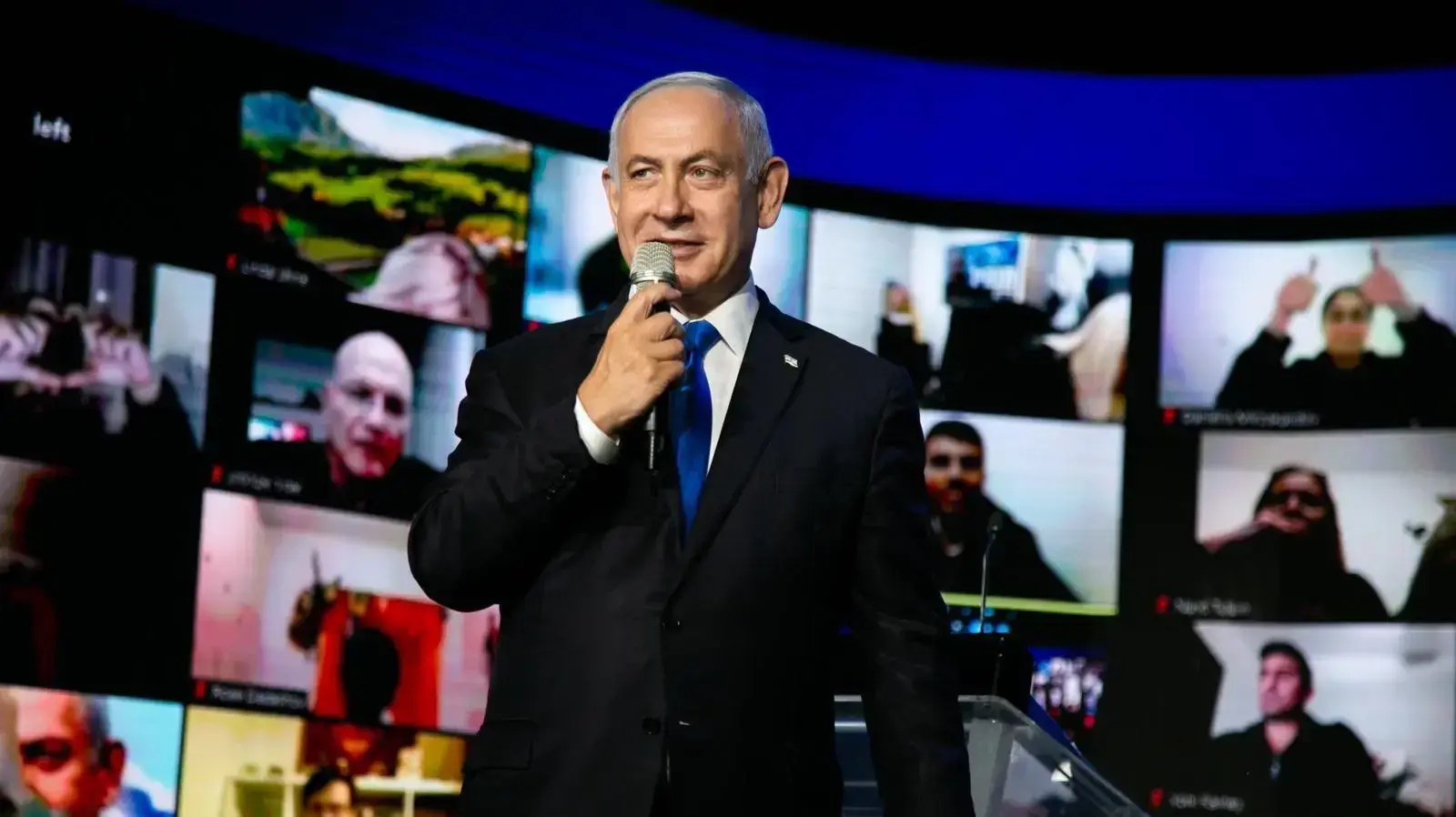 ראש הממשלה, בנימין נתניהו במהלך כנס הליכוד בבנייני האומה ראש הממשלה, בנימין נתניהו במהלך כנס הליכוד בבנייני האומה