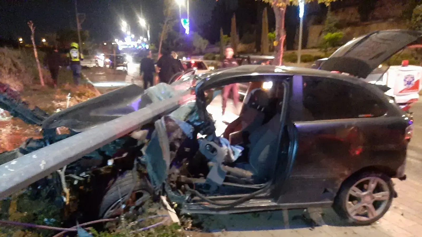 תאונת דרכים בשכונת הר חומה במזרח ירושלים, 23 באפריל 2021 תאונת דרכים בשכונת הר חומה במזרח ירושלים, 23 באפריל 2021