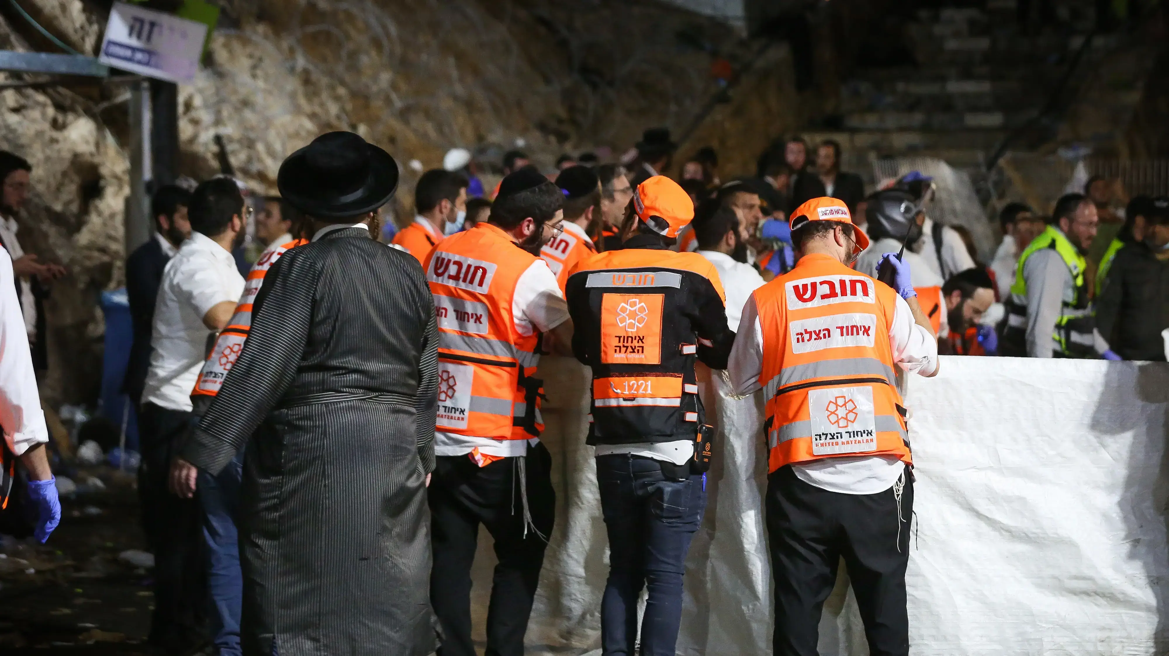 זירת האסון במירון, 30 באפריל 2021 זירת האסון במירון, 30 באפריל 2021