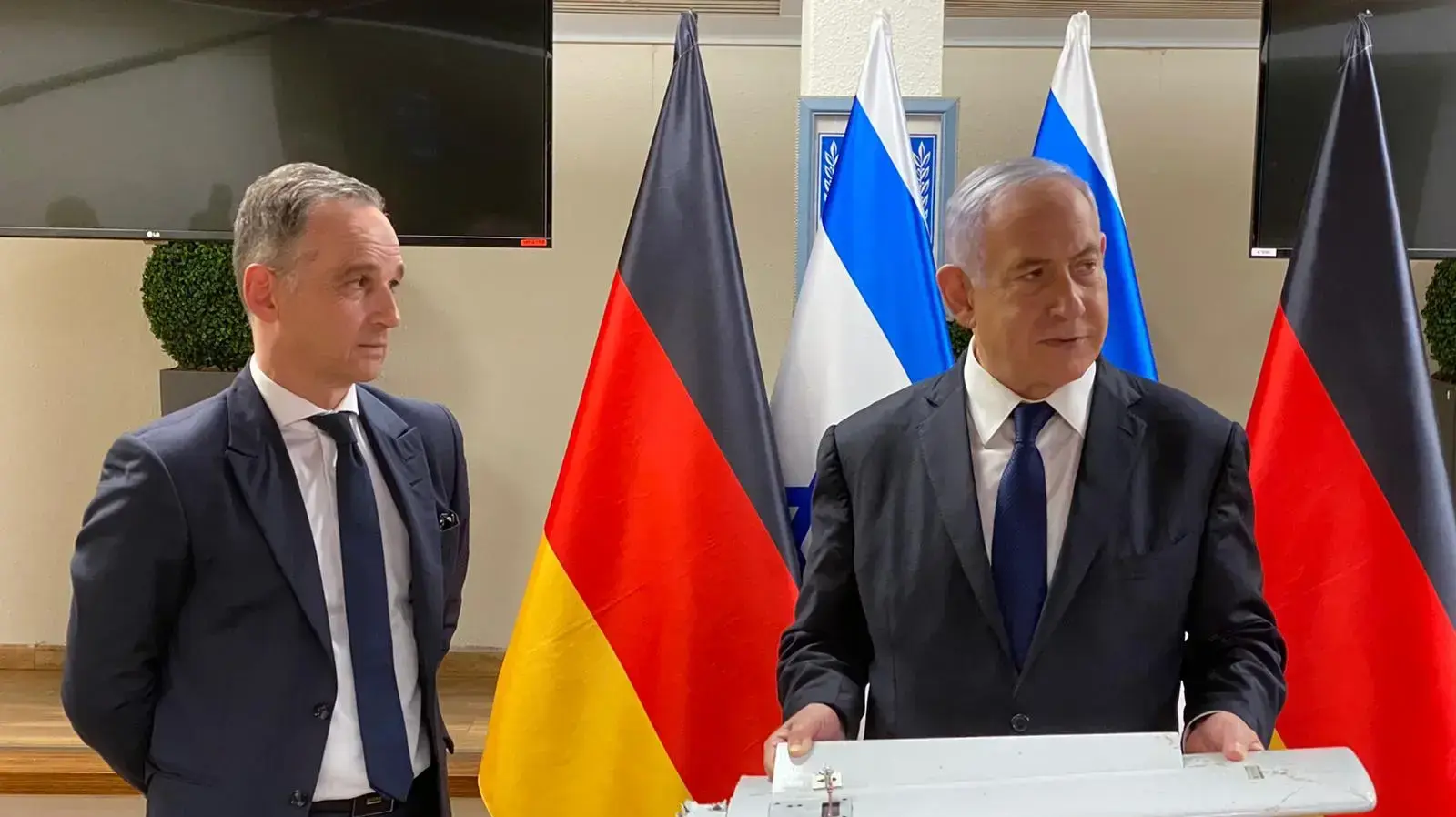 רה"מ נתניהו נפגש עם שר החוץ של גרמניה הייקו מאס בקריה בת"א, 20 במאי 2021 רה"מ נתניהו נפגש עם שר החוץ של גרמניה הייקו מאס בקריה בת"א, 20 במאי 2021