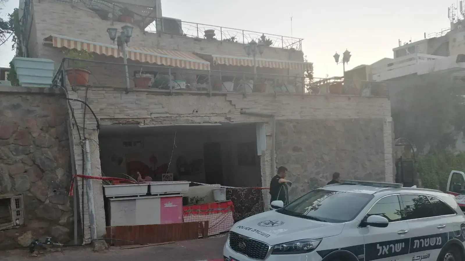 זירת אירוע הרצח באילת. 27 במאי 2021 זירת אירוע הרצח באילת. 27 במאי 2021