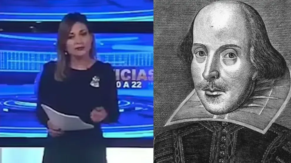 הטלוויזיה הארגנטינאית מדווחת על מותו של וויליאם שייקספיר הטלוויזיה הארגנטינאית מדווחת על מותו של וויליאם שייקספיר