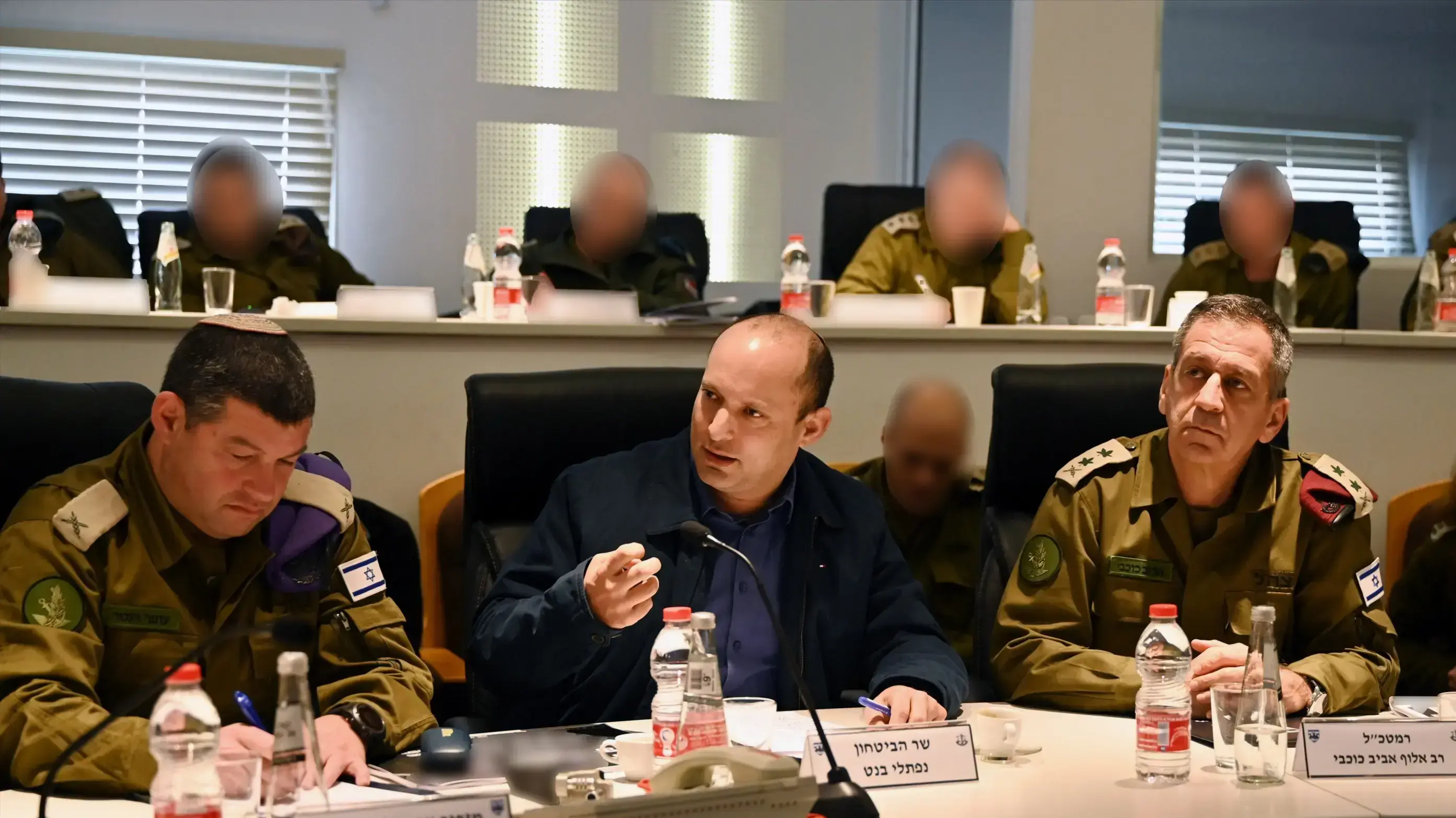 עופר וינטר, הרמטכ"ל אביב כוכבי ושר הביטחון נפתלי בנט, 2020 עופר וינטר, הרמטכ"ל אביב כוכבי ושר הביטחון נפתלי בנט, 2020