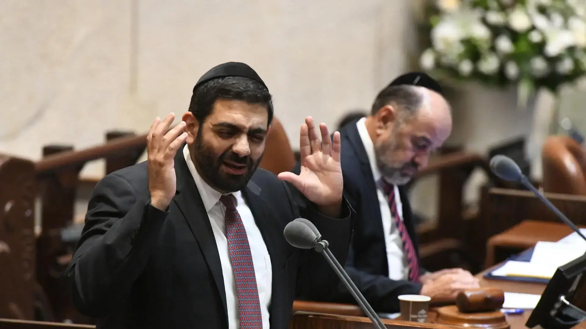מיכאל מלכיאלי בישיבת השבעת הממשלה, 14 ביוני 2021 מיכאל מלכיאלי בישיבת השבעת הממשלה, 14 ביוני 2021