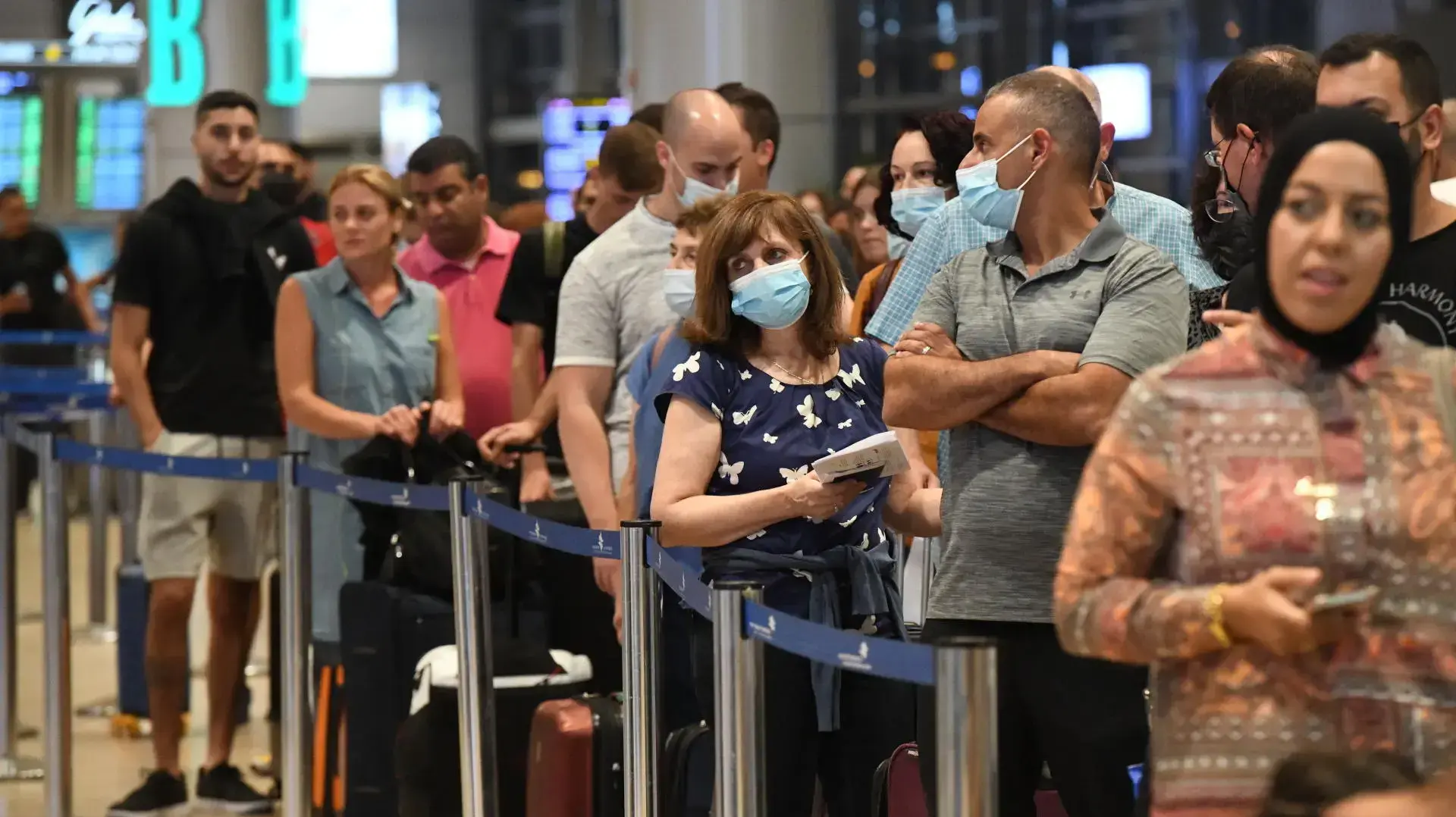 נוסעים בנתב"ג, 22 ביוני 2021 נוסעים בנתב"ג, 22 ביוני 2021