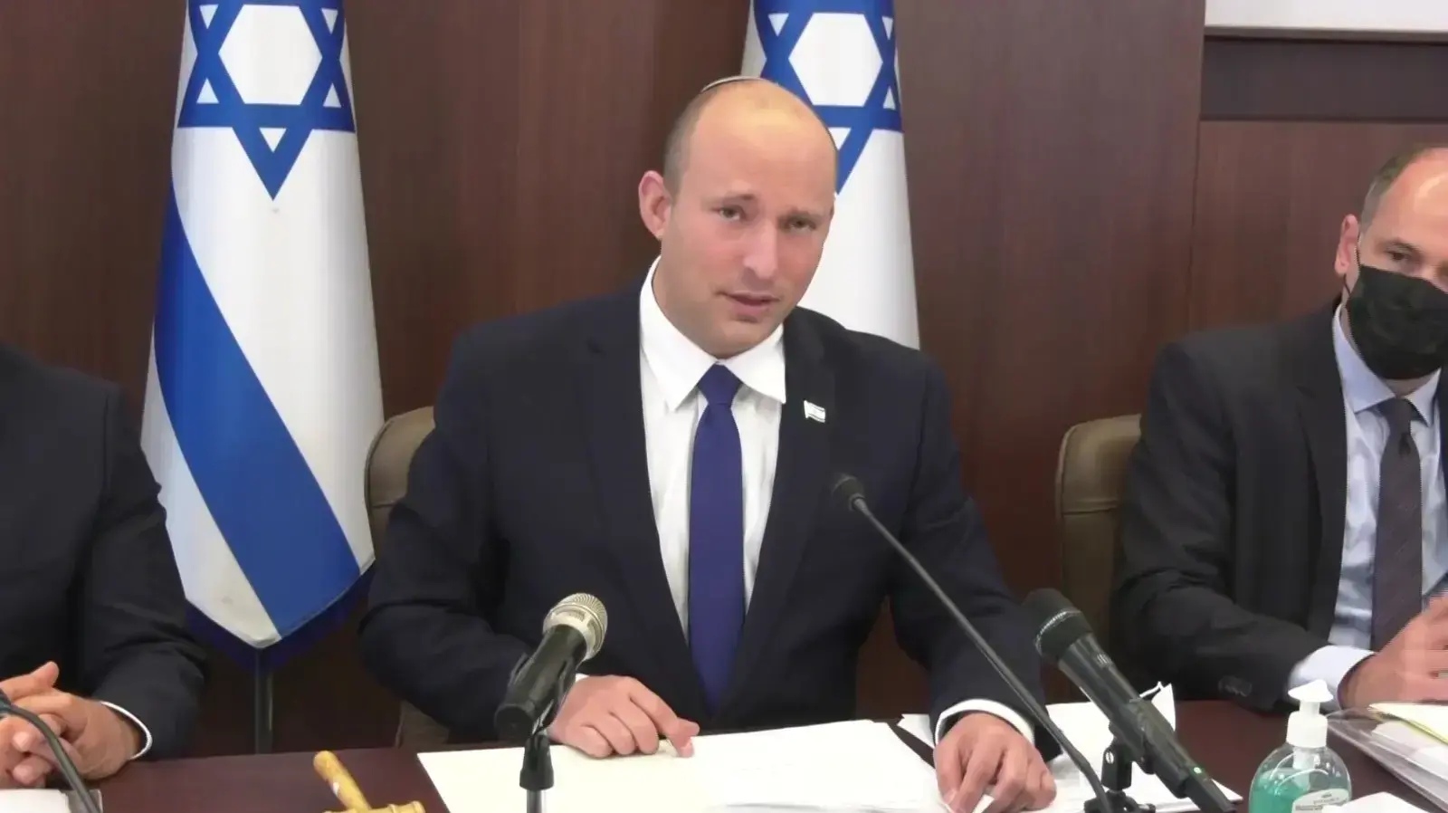 ראש הממשלה נפתלי בנט בישיבת ממשלה, 27 ביוני 2021 ראש הממשלה נפתלי בנט בישיבת ממשלה, 27 ביוני 2021