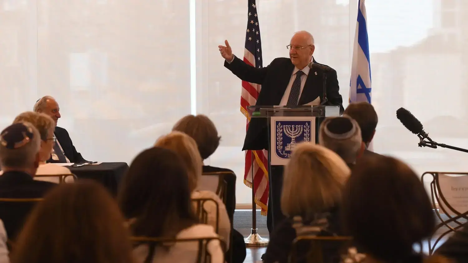 נשיא המדינה ראובן ריבלין בביקור פרידה מבכירי הקהילה היהודית בניו יורק. 28 ביוני 2021 נשיא המדינה ראובן ריבלין בביקור פרידה מבכירי הקהילה היהודית בניו יורק. 28 ביוני 2021