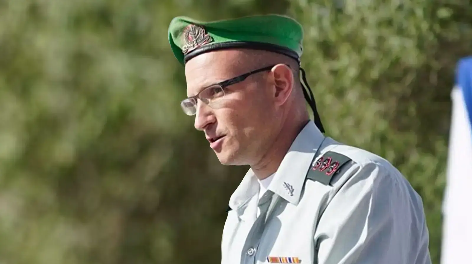 אל"ם שרון אסמן בטקס מינויו למפקד חטיבת בנימין, מאי 2018 אל"ם שרון אסמן בטקס מינויו למפקד חטיבת בנימין, מאי 2018