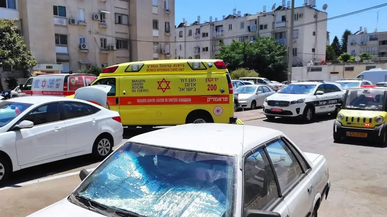 זירת הרצח בפתח תקווה 7 ביוני 2021 זירת הרצח בפתח תקווה 7 ביוני 2021