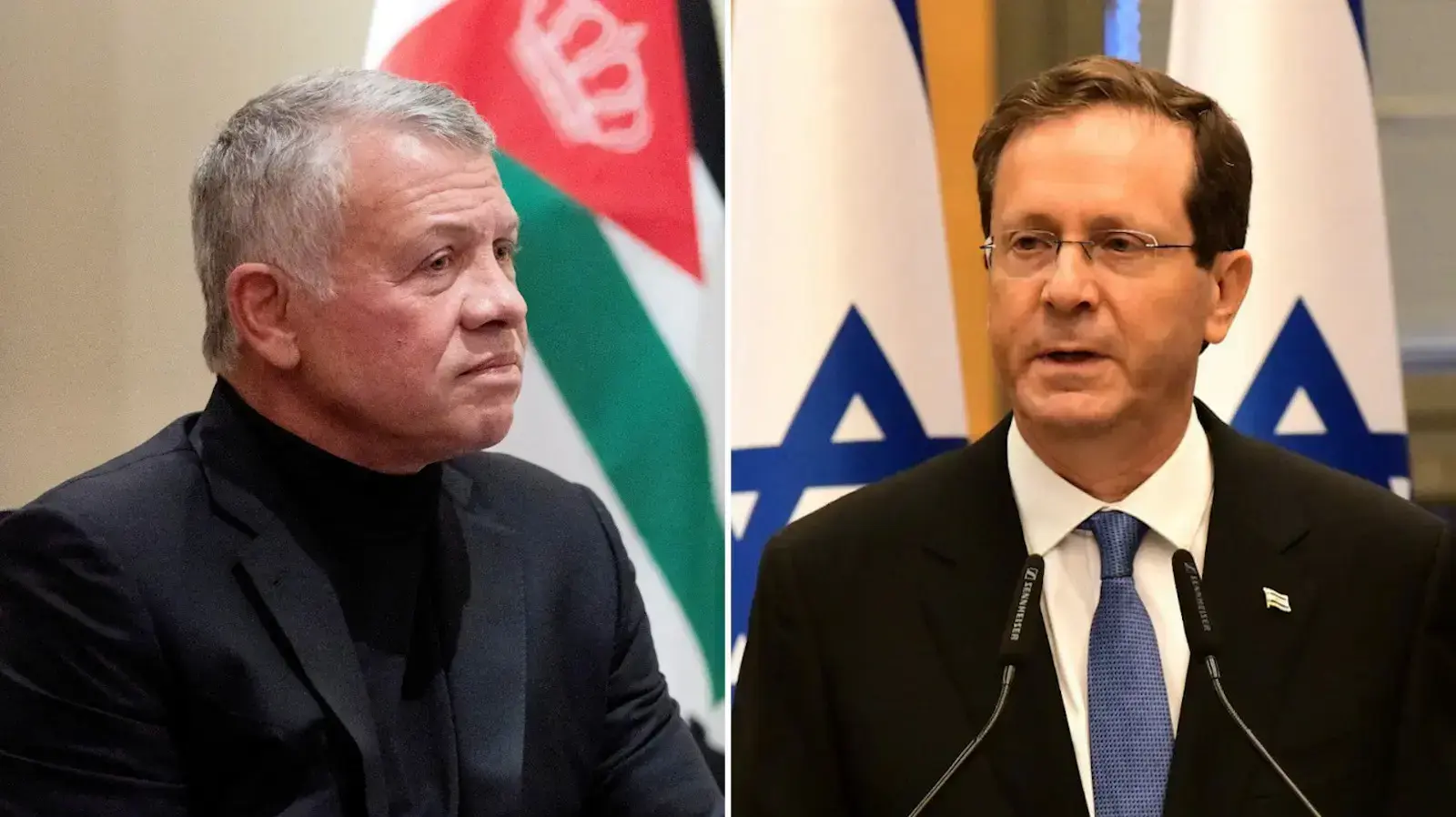 הרצוג ועבדאללה השני. 10 ביולי 2021 הרצוג ועבדאללה השני. 10 ביולי 2021