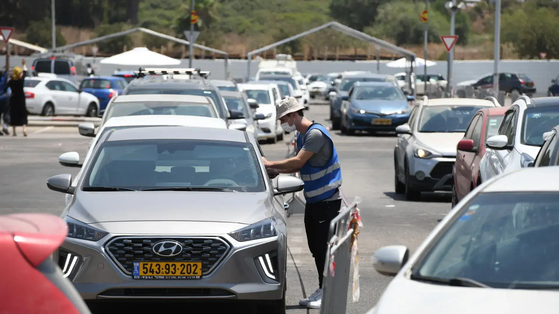 מתחים בדיקות קורונה בפתח תקווה 19 ביולי 2021 מתחים בדיקות קורונה בפתח תקווה 19 ביולי 2021
