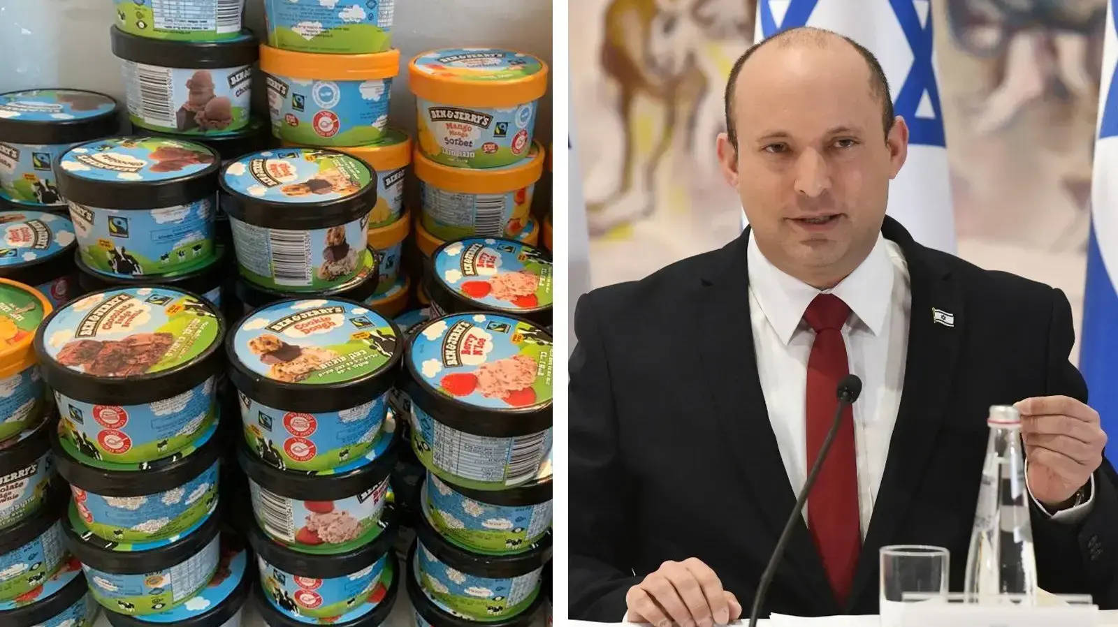ראש הממשלה, נפתלי בנט וגלידות בן אנד ג'ריס ראש הממשלה, נפתלי בנט וגלידות בן אנד ג'ריס