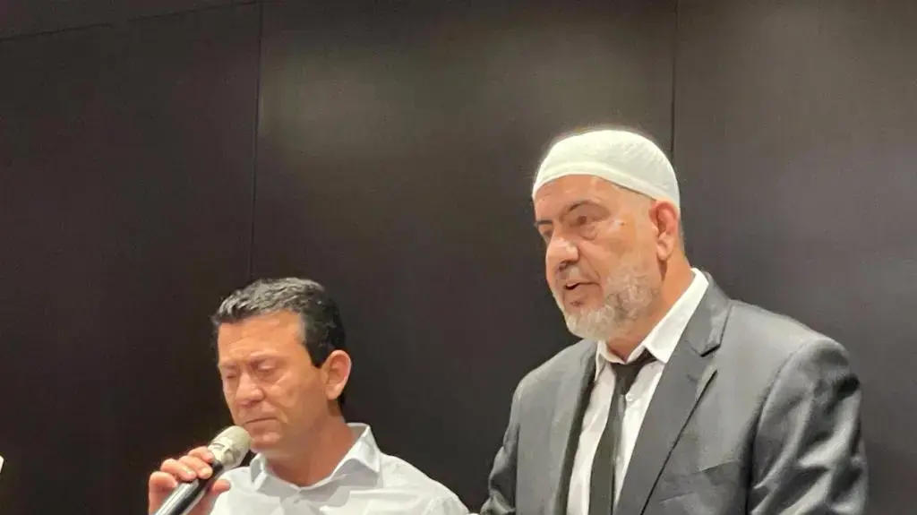 יור איגוד האימאמים, שייח נאדר הייב, בכנס לשותפות יהודית-ערבית, 2 ביולי 2021 יור איגוד האימאמים, שייח נאדר הייב, בכנס לשותפות יהודית-ערבית, 2 ביולי 2021