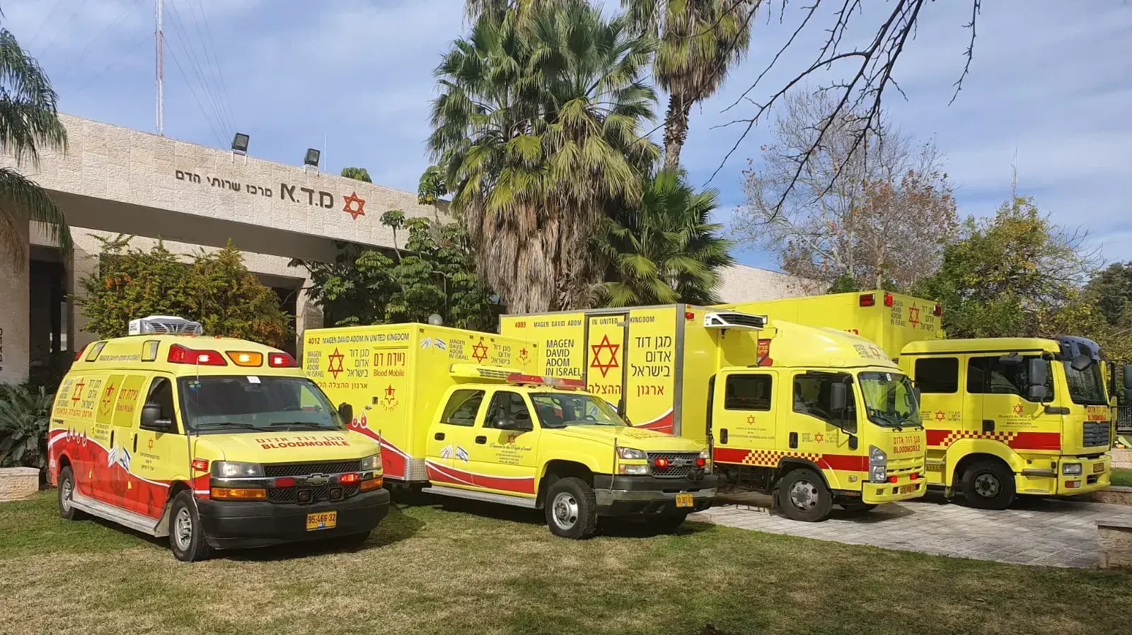 ניידות דם של שירותי הדם של מד"א ניידות דם של שירותי הדם של מד"א