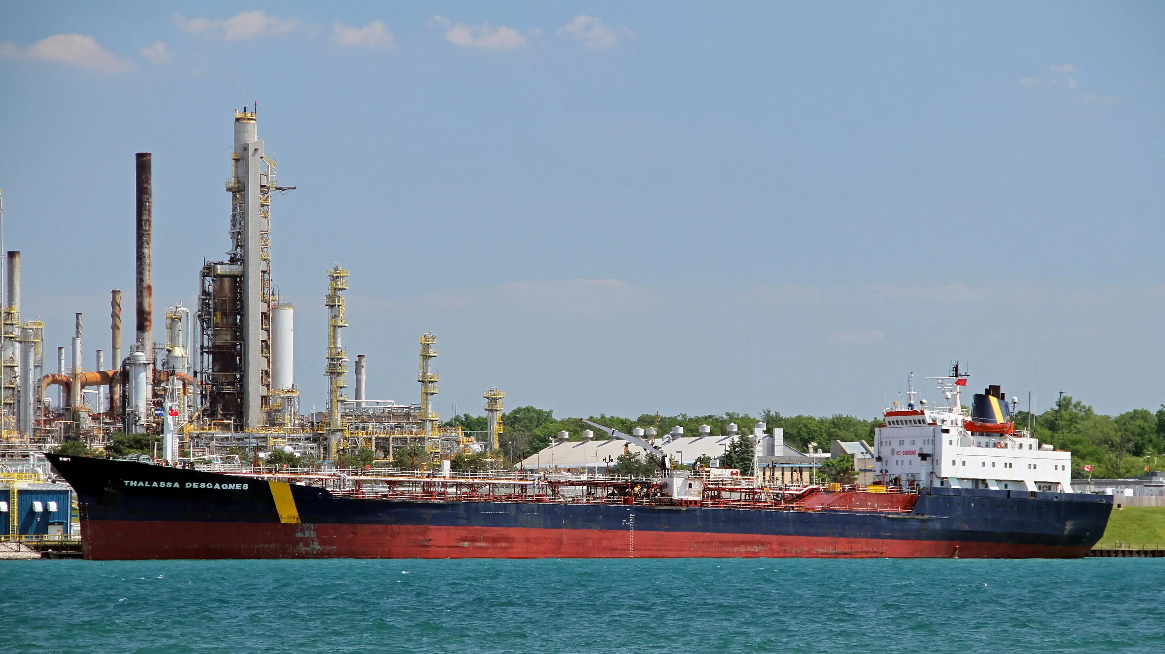 A handout image shows the Thalassa Desgagnes tanker, now called the Asphalt Princess, in Sarnia, Ontario, Canada June 19, 2016. Kevin D.Majewski/Handout via REUTERS THIS IMAGE HAS BEEN SUPPLIED BY A THIRD PARTY. MANDATORY CREDIT. NO RESALES. NO ARCHIVES
A handout image shows the Thalassa Desgagnes tanker, now called the Asphalt Princess, in Sarnia, Ontario, Canada June 19, 2016. Kevin D.Majewski/Handout via REUTERS THIS IMAGE HAS BEEN SUPPLIED BY A THIRD PARTY. MANDATORY CREDIT. NO RESALES. NO ARCHIVES
