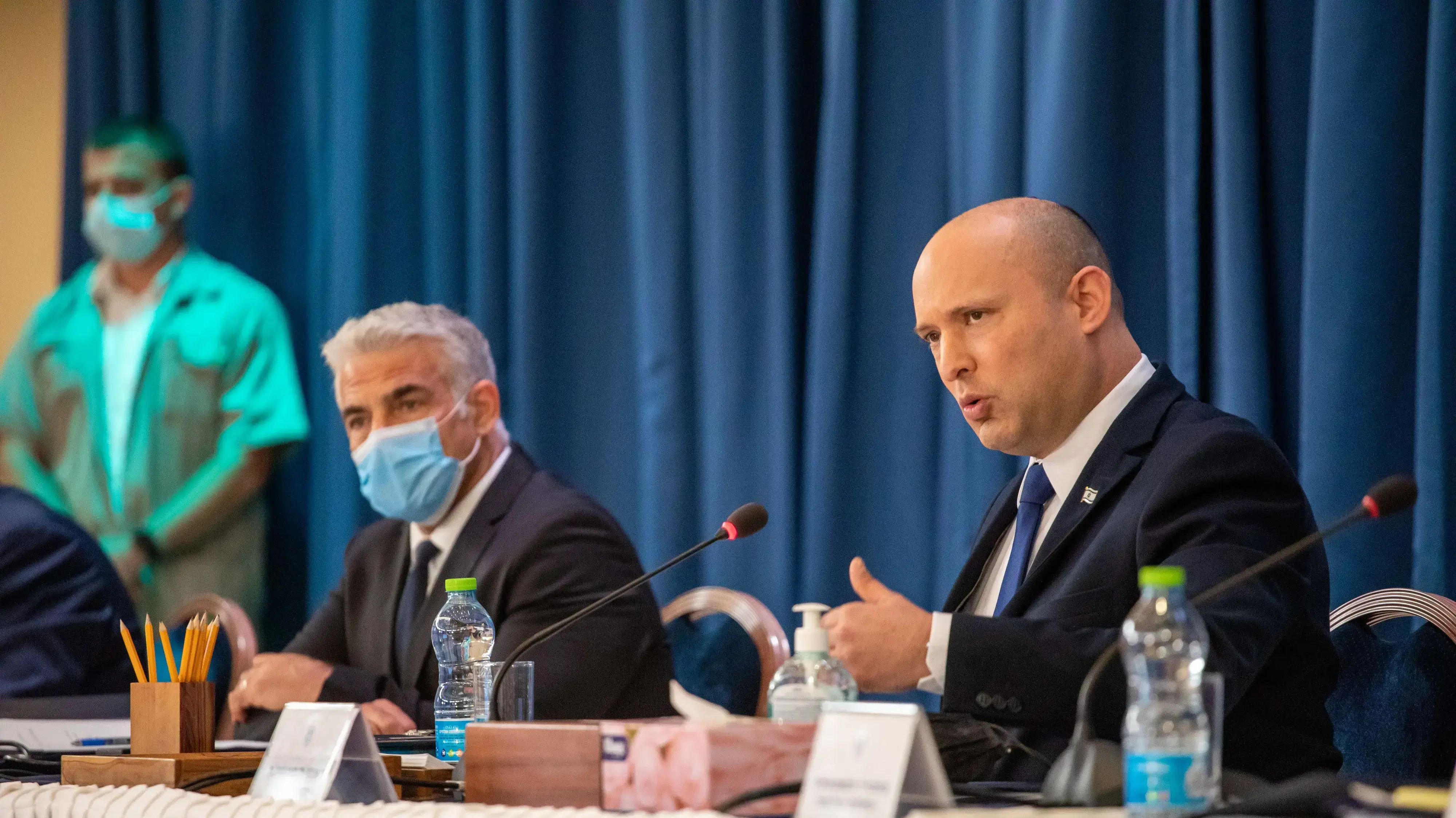 ראש הממשלה, נפתלי בנט בפתח ישיבת הממשלה. משרד החוץ, ירושלים 22 באוגוסט 2021 ראש הממשלה, נפתלי בנט בפתח ישיבת הממשלה. משרד החוץ, ירושלים 22 באוגוסט 2021