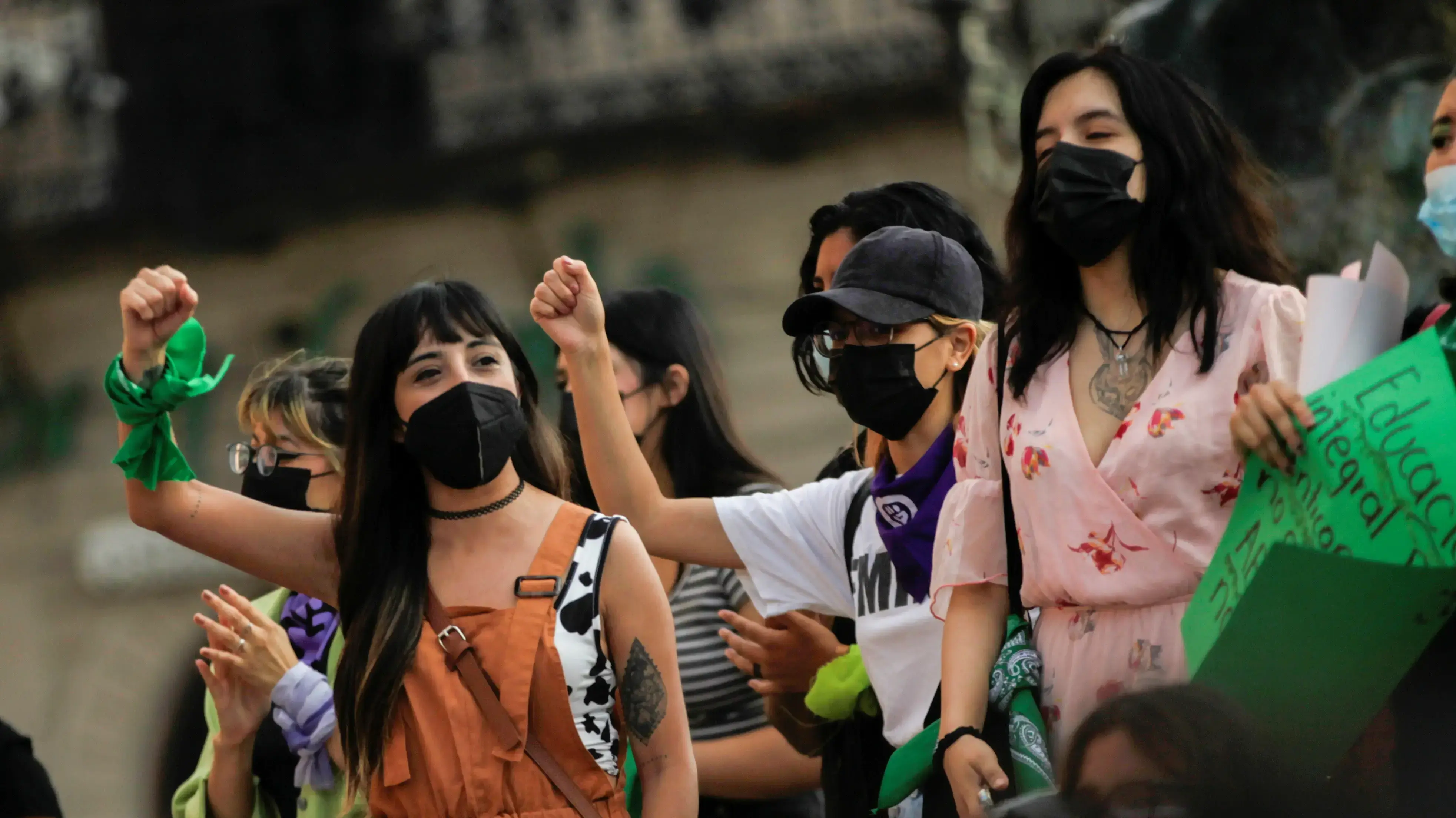 Women take part in a protest to celebrate the decision of the Supreme Court of Justice of the Nation (SCJN) that declared the criminalization of abortion as unconstitutional, in Saltillo, Mexico September 7, 2021. REUTERS/Daniel Becerril
Women take part in a protest to celebrate the decision of the Supreme Court of Justice of the Nation (SCJN) that declared the criminalization of abortion as unconstitutional, in Saltillo, Mexico September 7, 2021. REUTERS/Daniel Becerril