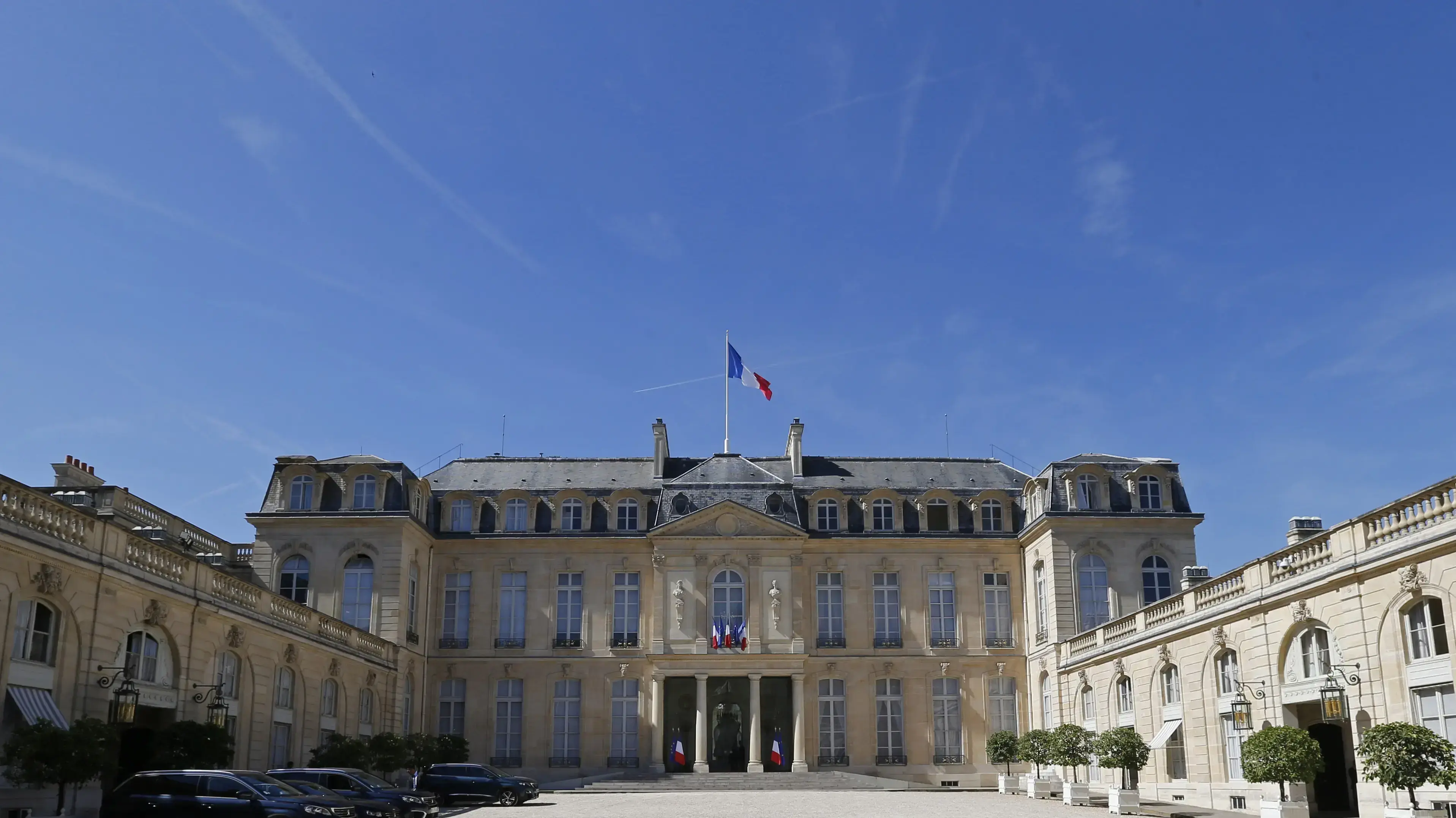 The courtyard of the Elysee Palace is pictured in Paris, France, Friday July 5, 2019. French authorities are investigating an alleged rape that occurred earlier this year in the presidential Elysee Palace, according to the Paris prosecutor's office. The prosecutor's office told AP Friday Nov.12, 2021 that a probe for rape was opened on July 12, confirming French media reports which add that it was a female soldier guarding the palace who had accused a fellow serviceman of rape back on July 1. ( The courtyard of the Elysee Palace is pictured in Paris, France, Friday July 5, 2019. French authorities are investigating an alleged rape that occurred earlier this year in the presidential Elysee Palace, according to the Paris prosecutor's office. The prosecutor's office told AP Friday Nov.12, 2021 that a probe for rape was opened on July 12, confirming French media reports which add that it was a female soldier guarding the palace who had accused a fellow serviceman of rape back on July 1. (
