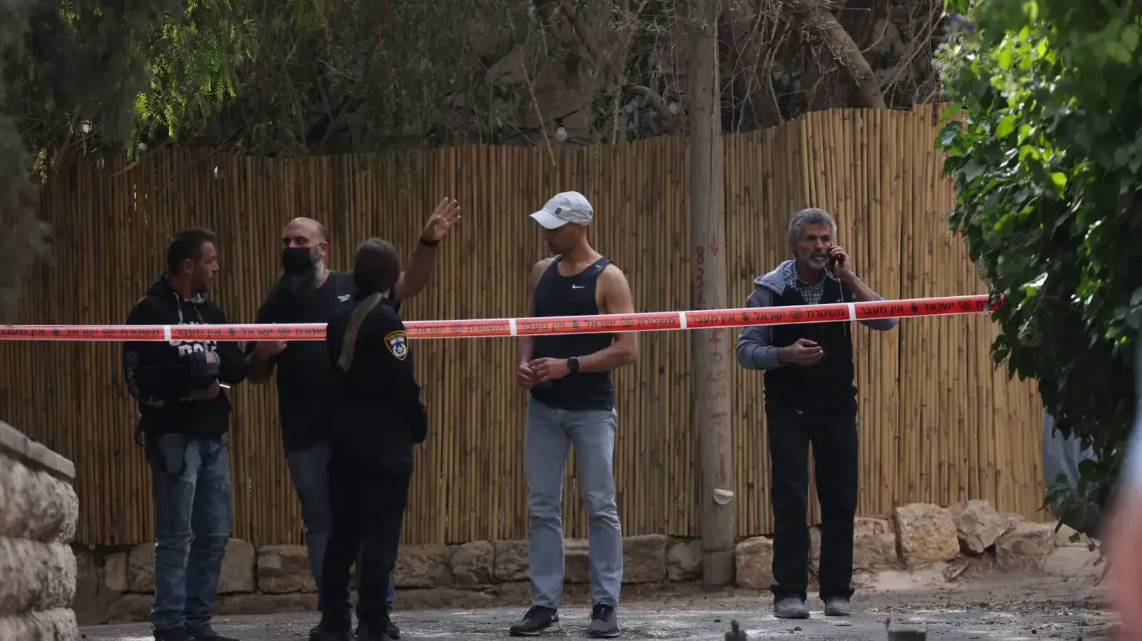 זירת אירוע הירי ליד מלון אוריינט בירושלים 14 בנובמבר 2021 זירת אירוע הירי ליד מלון אוריינט בירושלים 14 בנובמבר 2021