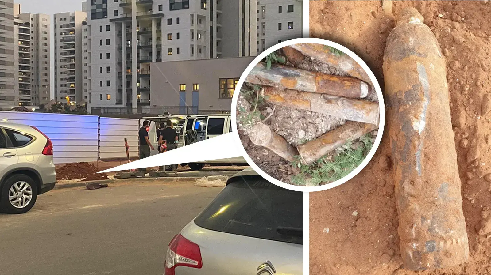 חבלני המשטרה נטרלו בגני תקווה, פגז "נפל" בריטי ממלחמת העולם הראשונה שנחשף במצב מסוכן במהלך חפירות באתר בניה, 15 בנובמבר 2021 חבלני המשטרה נטרלו בגני תקווה, פגז "נפל" בריטי ממלחמת העולם הראשונה שנחשף במצב מסוכן במהלך חפירות באתר בניה, 15 בנובמבר 2021