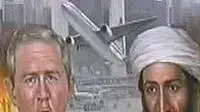אוסמה בן לאדן וגורג בוש (אילוסטרציה) אוסמה בן לאדן וגורג בוש (אילוסטרציה)