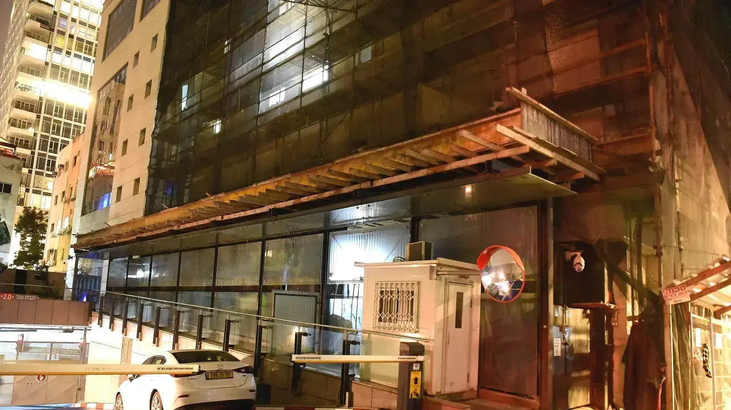 זירת פריצת חדר הכספות במרכז תל אביב 31 בדצמבר 2021 זירת פריצת חדר הכספות במרכז תל אביב 31 בדצמבר 2021