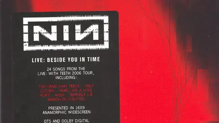 ניין אינץ ניילס - עטיפת הDVD nine inch nails ניין אינץ ניילס - עטיפת הDVD nine inch nails