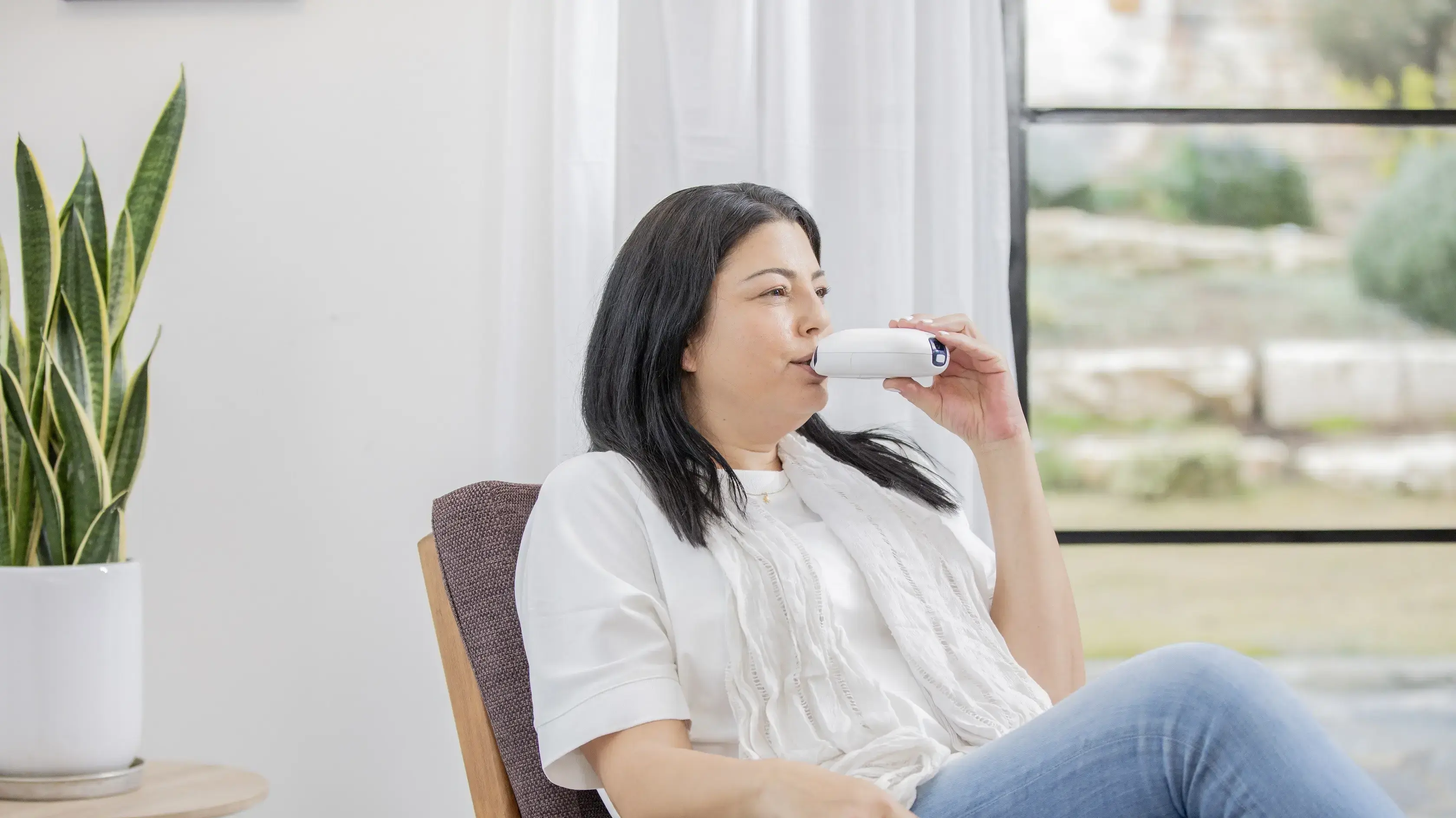 "הטיפול באמצעות המשאף שלנו זול יותר באופן משמעותי" "הטיפול באמצעות המשאף שלנו זול יותר באופן משמעותי"