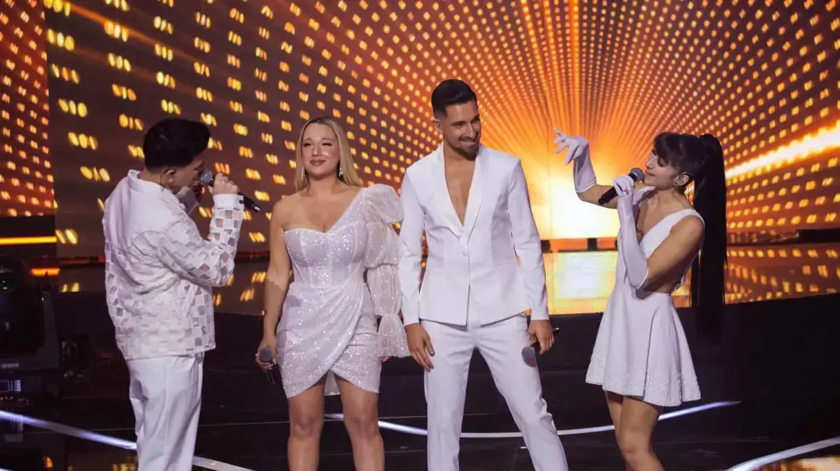 הפיינליסטים של "אקס פקטור לאירוויזיון" לשנת 2022 - אלי חולי, מיכאל בן דוד, ספיר סבן וענבל ביבי - בתכנית "השיר שלנו לאירוויזיון" בכאן 11 הפיינליסטים של "אקס פקטור לאירוויזיון" לשנת 2022 - אלי חולי, מיכאל בן דוד, ספיר סבן וענבל ביבי - בתכנית "השיר שלנו לאירוויזיון" בכאן 11