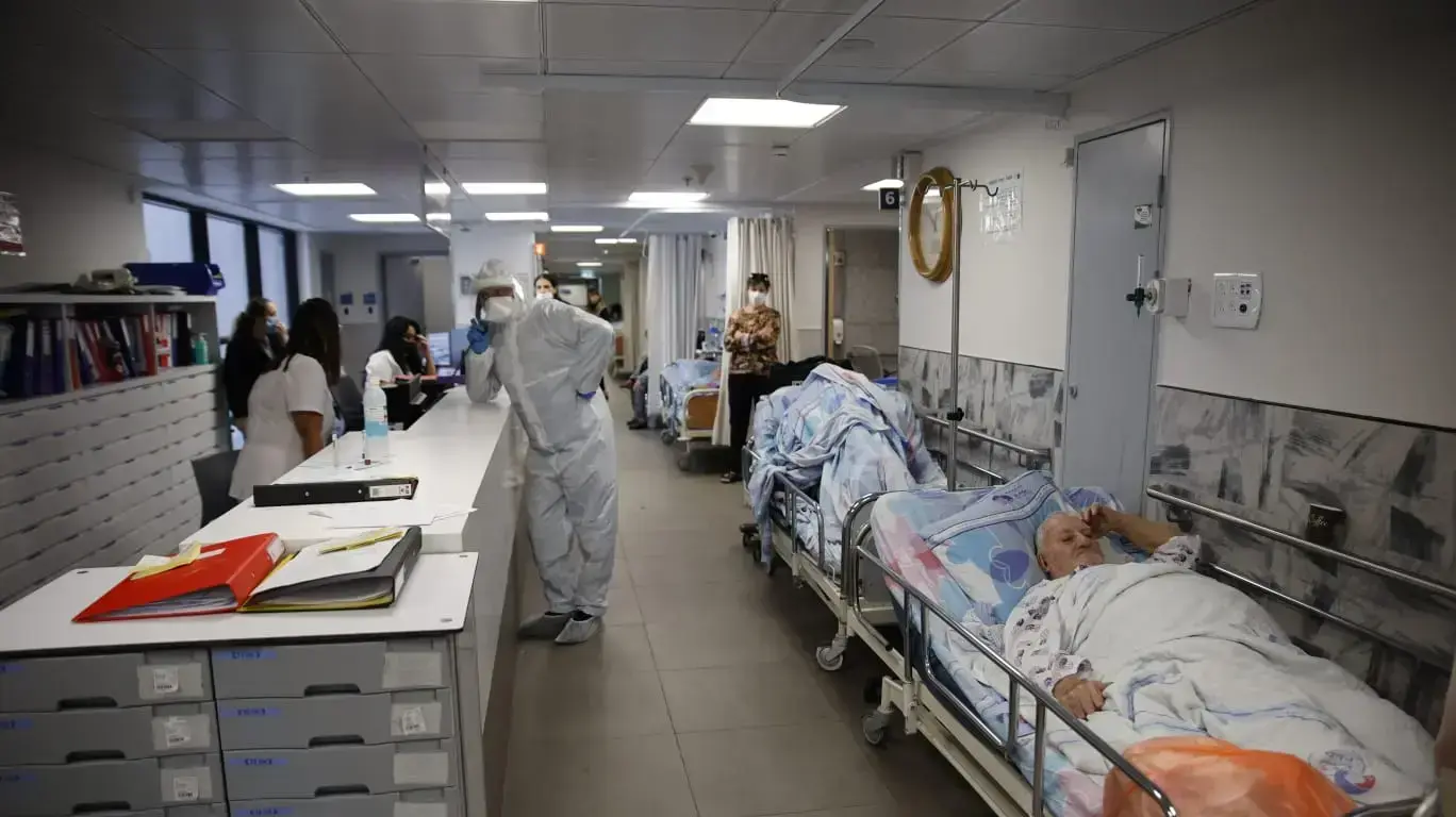 מחלקה פנימית ומחלקת קורונה, בי"ח ברזילי, 7 בפברואר 2022 מחלקה פנימית ומחלקת קורונה, בי"ח ברזילי, 7 בפברואר 2022