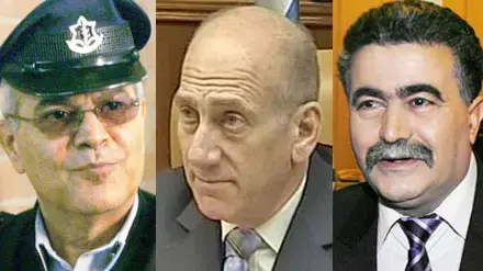 אילוסטרציה: פרץ, אולמרט וחלוץ אילוסטרציה: פרץ, אולמרט וחלוץ