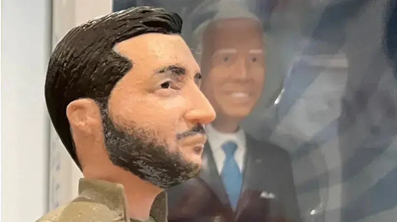 דמות פעולה של נשיא אוקראינה וולודימיר זלנסקי דמות פעולה של נשיא אוקראינה וולודימיר זלנסקי