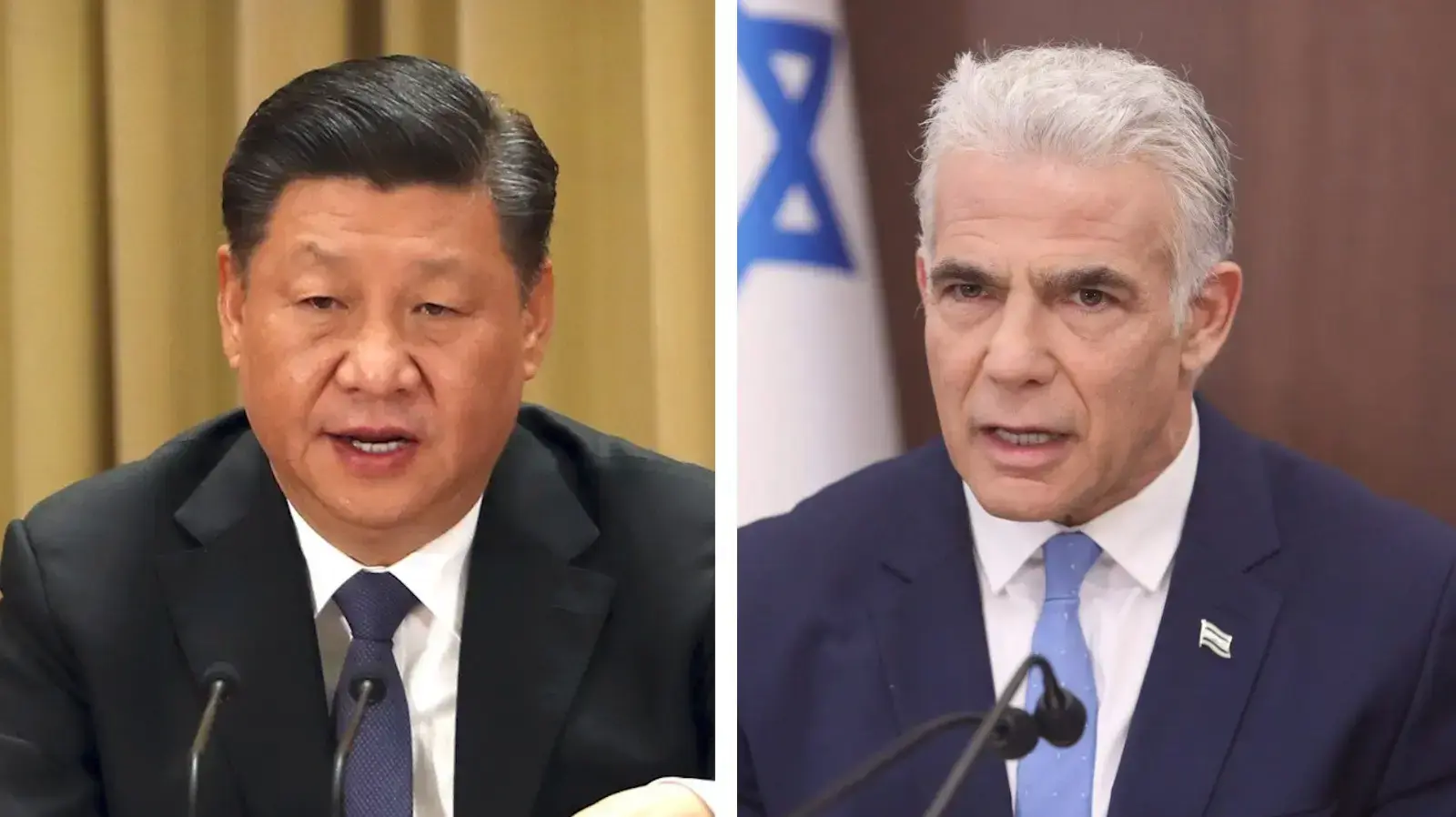 נשיא סין, שי ג'ינפינג,
ראש הממשלה יאיר לפיד נשיא סין, שי ג'ינפינג,
ראש הממשלה יאיר לפיד