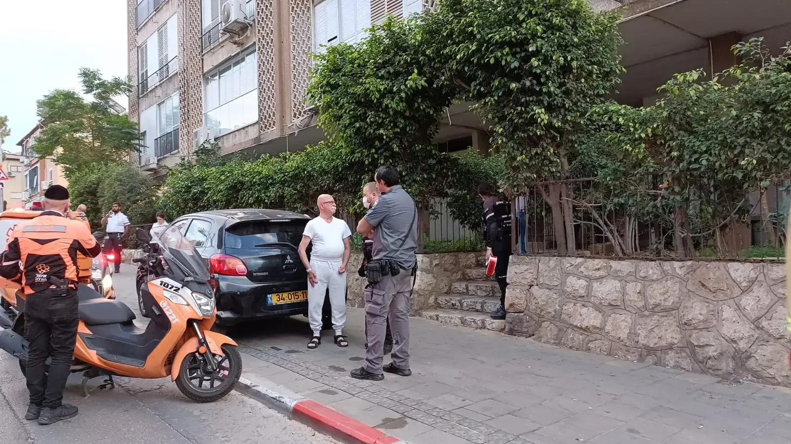 זירת השריפה בבת ים 16 בנובמבר 2022 זירת השריפה בבת ים 16 בנובמבר 2022