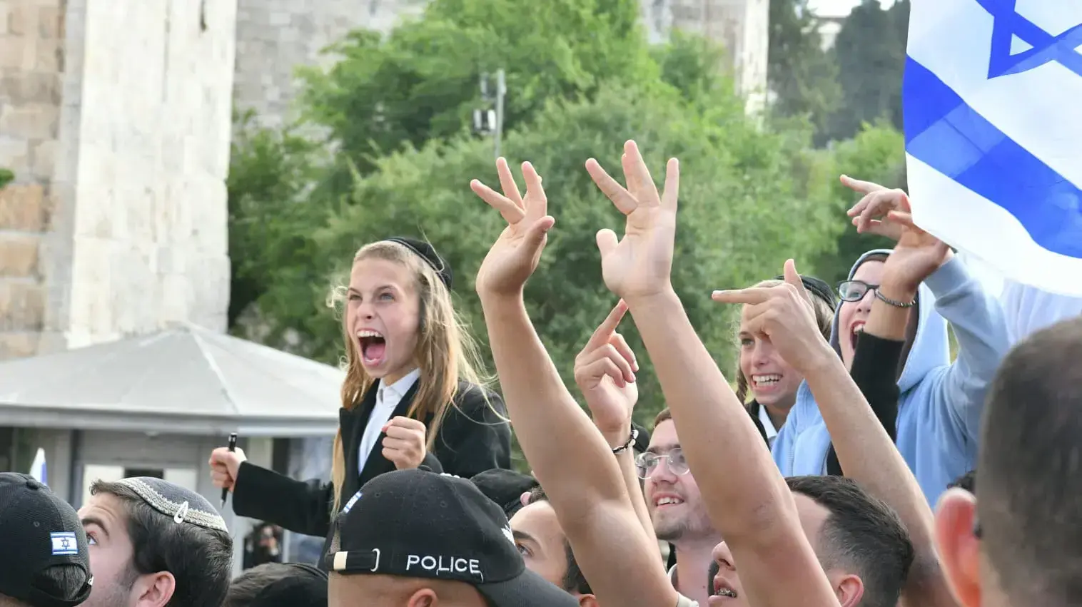 צעדת ירושלים , שער שכם יום ירושלים. 18 במאי 2023 צעדת ירושלים , שער שכם יום ירושלים. 18 במאי 2023
