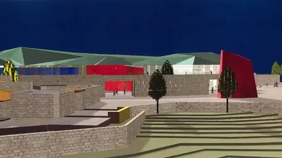 הדמייה של "מרכז שרובר לתרבות" שצפוי לקום בירושלים הדמייה של "מרכז שרובר לתרבות" שצפוי לקום בירושלים