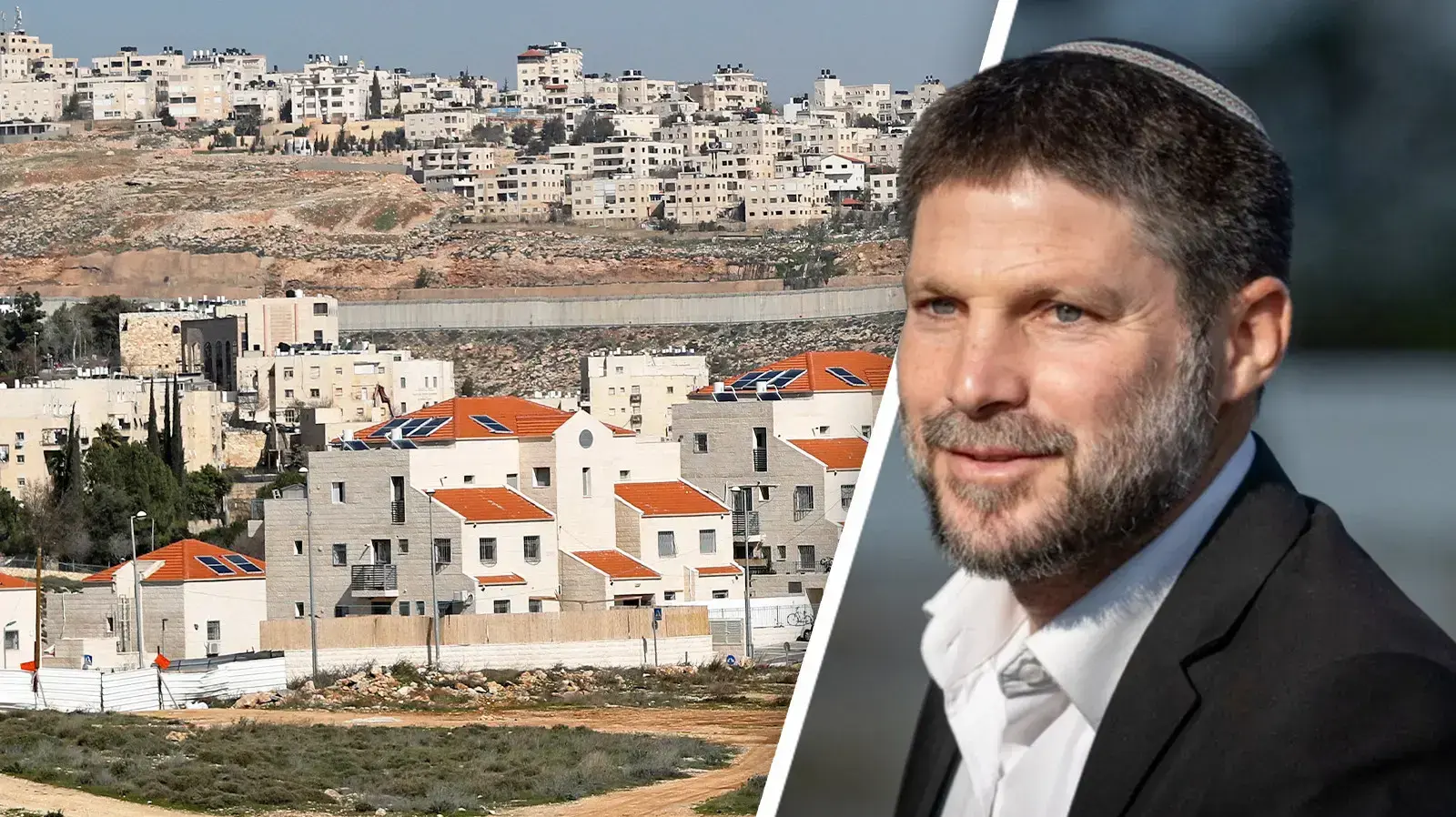 בצלאל סמוטריץ', שכונת פסגת זאב ליד הכפר הפלסטיני אל-ראם בצלאל סמוטריץ', שכונת פסגת זאב ליד הכפר הפלסטיני אל-ראם