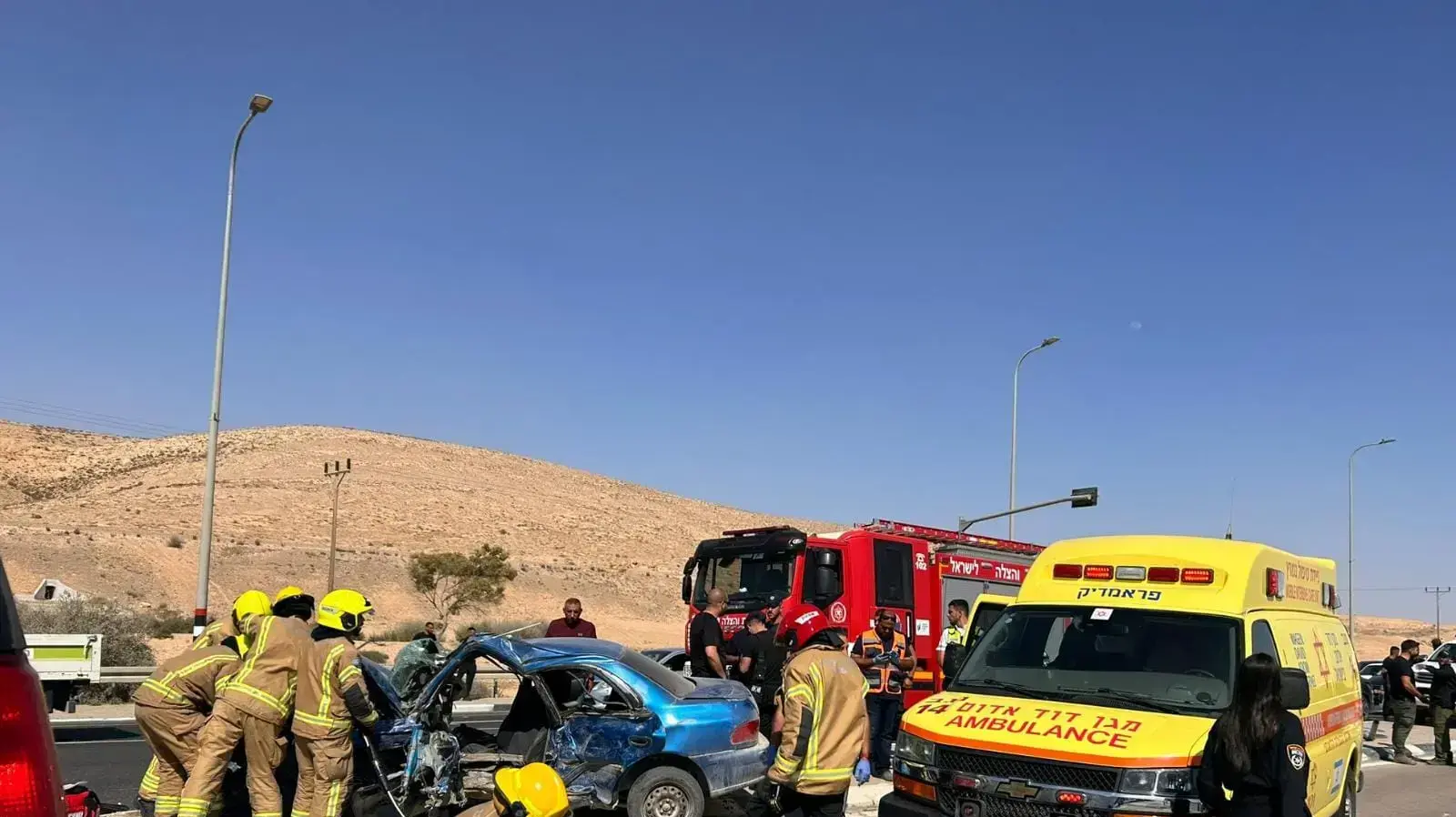 תאונת דרכים ביישוב קסר א סיר. 28 ביוני 2023
