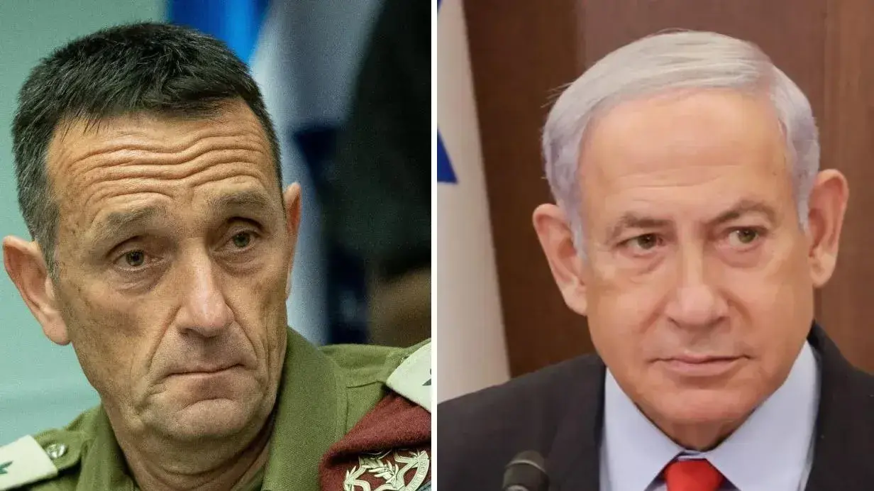 ראש הממשלה בנימין נתניהו | הרמטכ"ל הרצי הלוי ראש הממשלה בנימין נתניהו | הרמטכ"ל הרצי הלוי