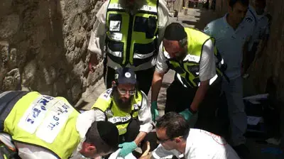 יריות בעיר העתיקה בירושלים (צילום - זק"א) יריות בעיר העתיקה בירושלים (צילום - זק"א)
