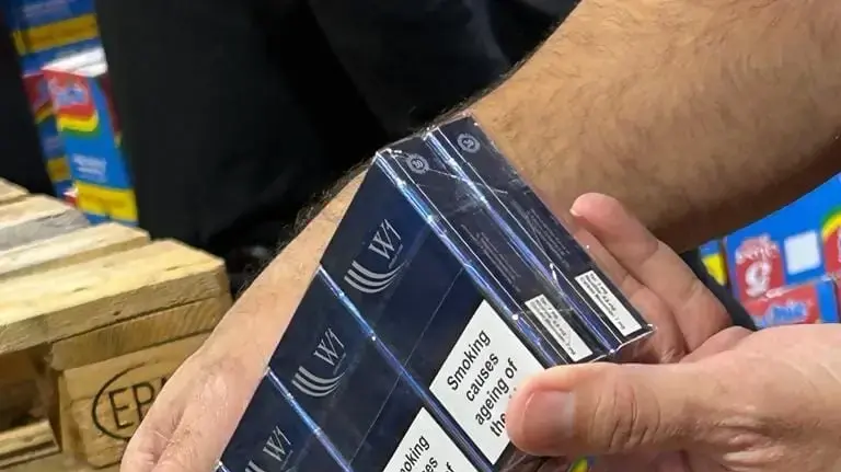 סוכל ניסיון הברחה של 675 אלף חפיסות סיגריות במכולה שהגיעה לנמל חיפה. 27 בדצמבר 2023
סוכל ניסיון הברחה של 675 אלף חפיסות סיגריות במכולה שהגיעה לנמל חיפה. 27 בדצמבר 2023