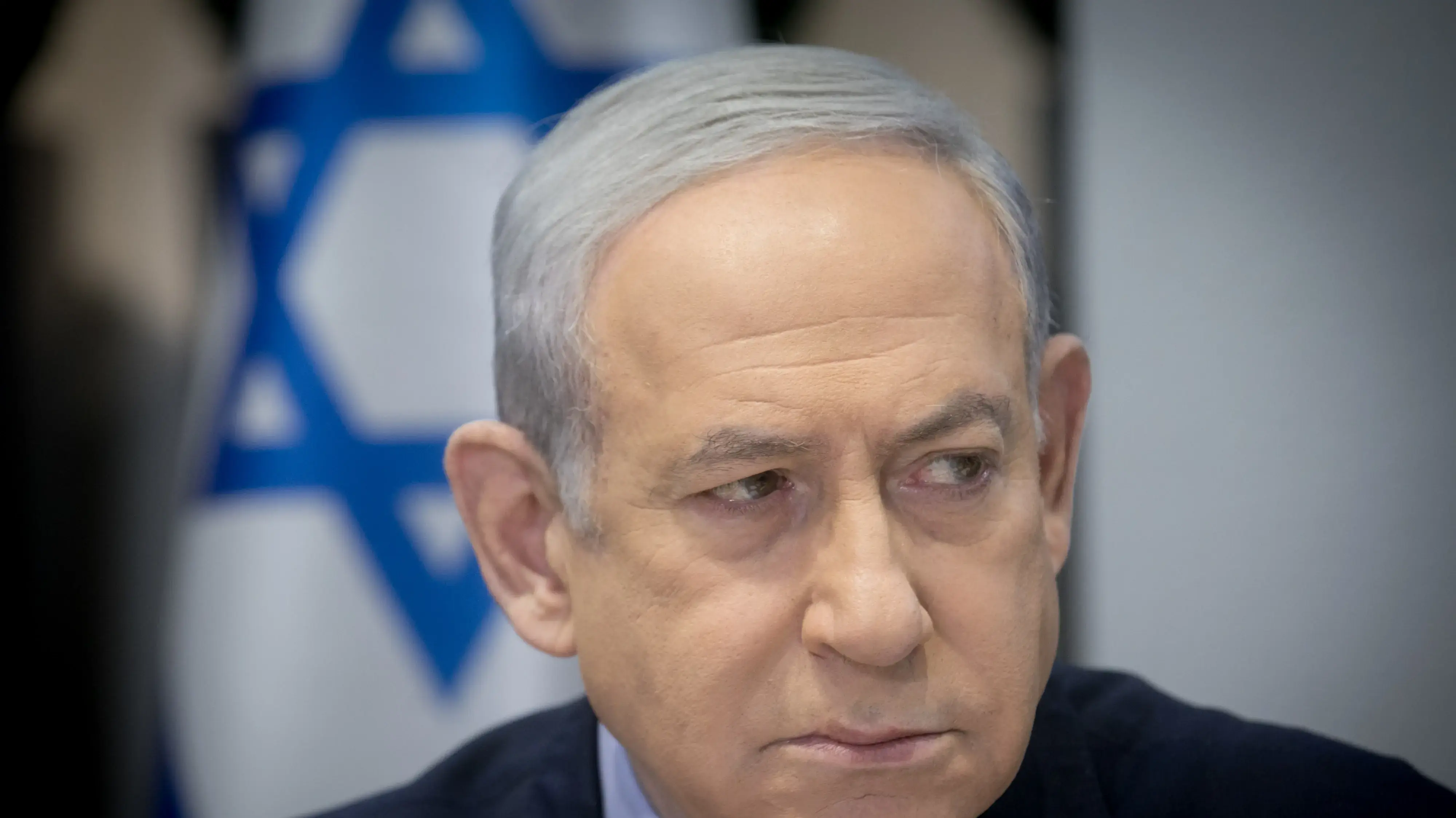 ראש הממשלה בנימין נתניהו בישיבת ממשלה, הקריה, תל אביב. 31 בדצמבר 2023 ראש הממשלה בנימין נתניהו בישיבת ממשלה, הקריה, תל אביב. 31 בדצמבר 2023