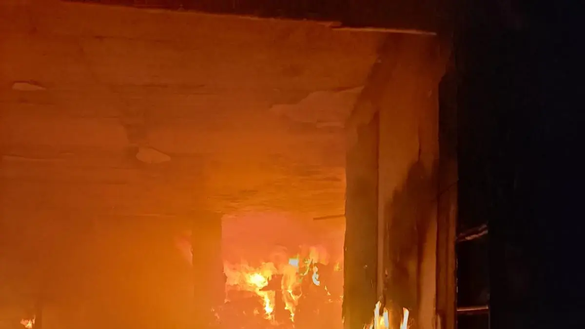 שריפת מבנים בקריית טבעון, 2 בפברואר 2024 שריפת מבנים בקריית טבעון, 2 בפברואר 2024