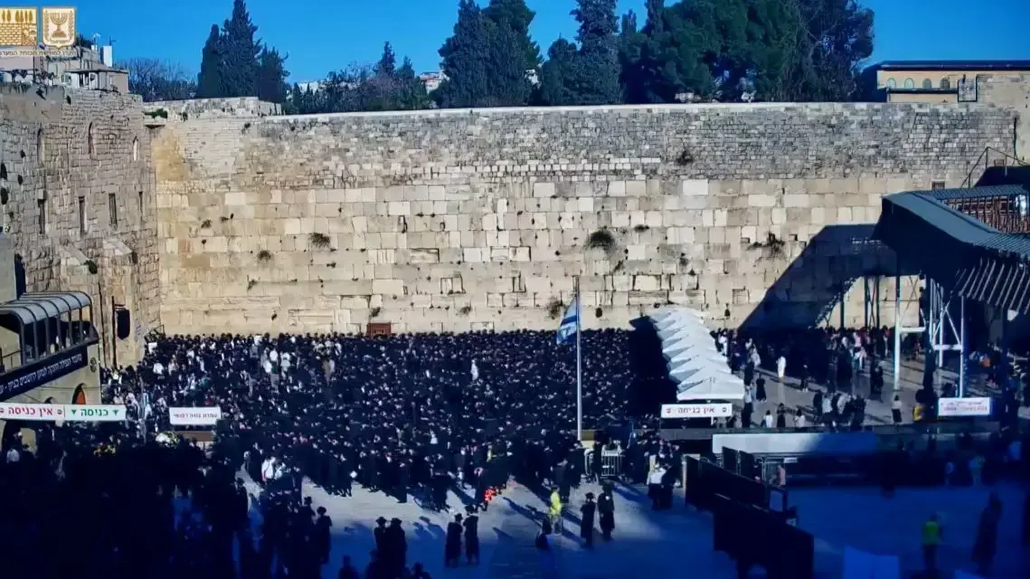 עצרת תפילה מיוחדת ברחבת הכותל עצרת תפילה מיוחדת ברחבת הכותל