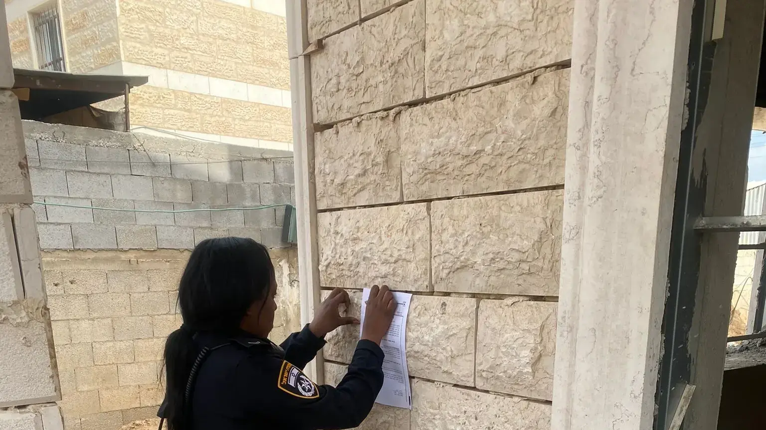 צו הסגירה לאתר הבנייה בשגב שלום צו הסגירה לאתר הבנייה בשגב שלום