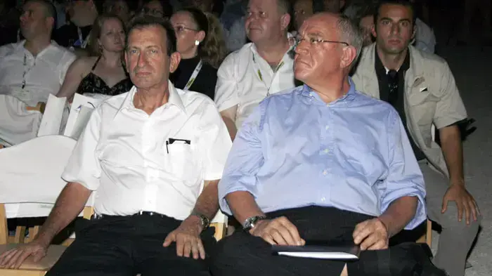 שר האוצר רוני בר און ראש עיריית תל אביב רון חולדאי, טקס בחירת 100 המשפיעים במשק של מגזין TheMarker