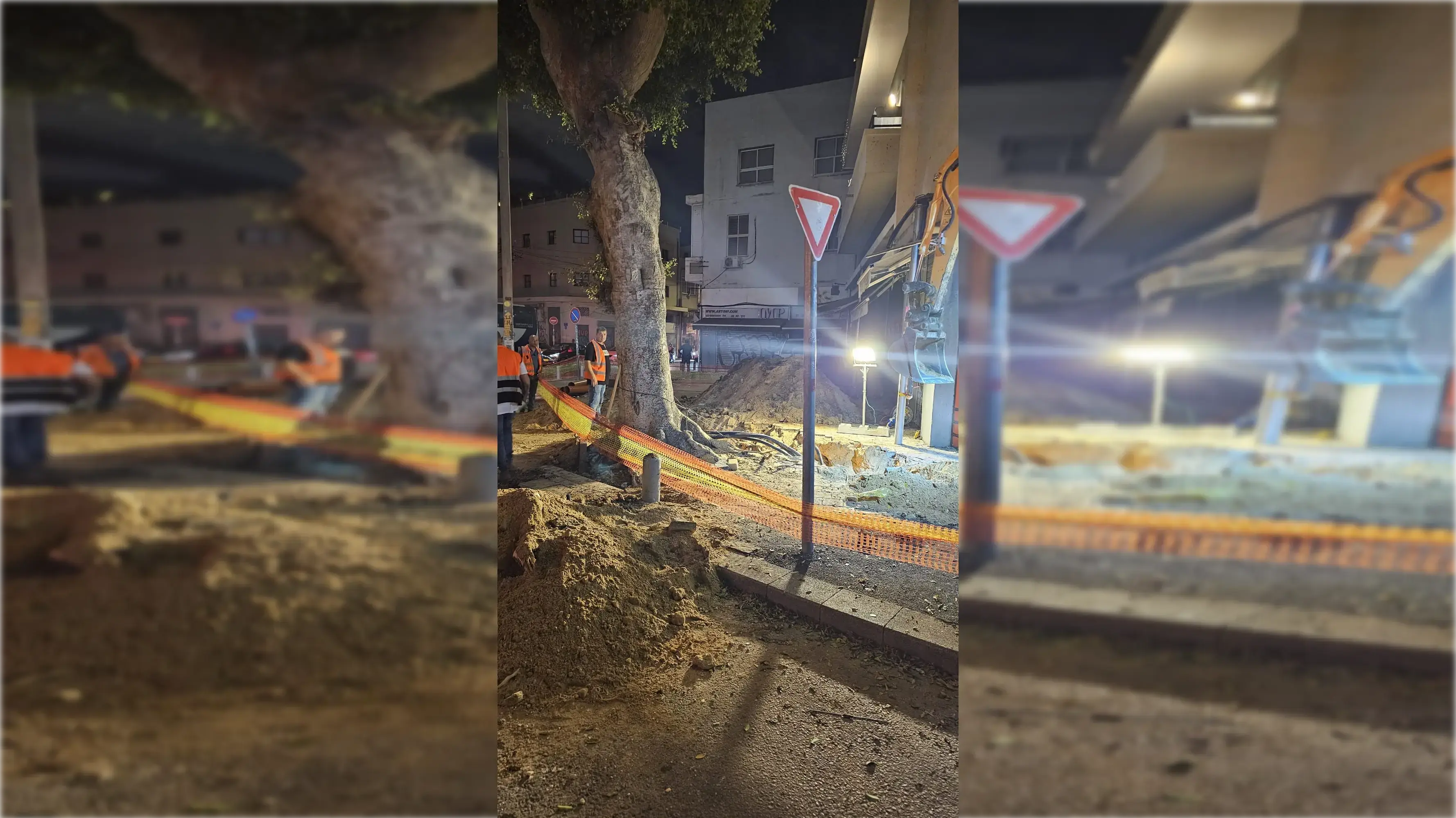 ברחובות דרך יפו, אלנבי והסביבה בעיר תל אביב, מופסק מחשמל, בעקבות פגיעה בכבלי חשמל. 22 באוגוסט 2024 ברחובות דרך יפו, אלנבי והסביבה בעיר תל אביב, מופסק מחשמל, בעקבות פגיעה בכבלי חשמל. 22 באוגוסט 2024